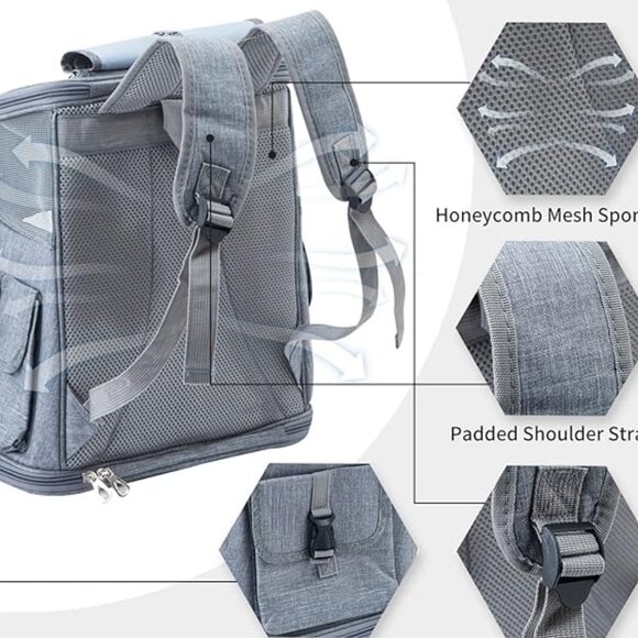 Cat backpack carrier - Picture 5 of 6